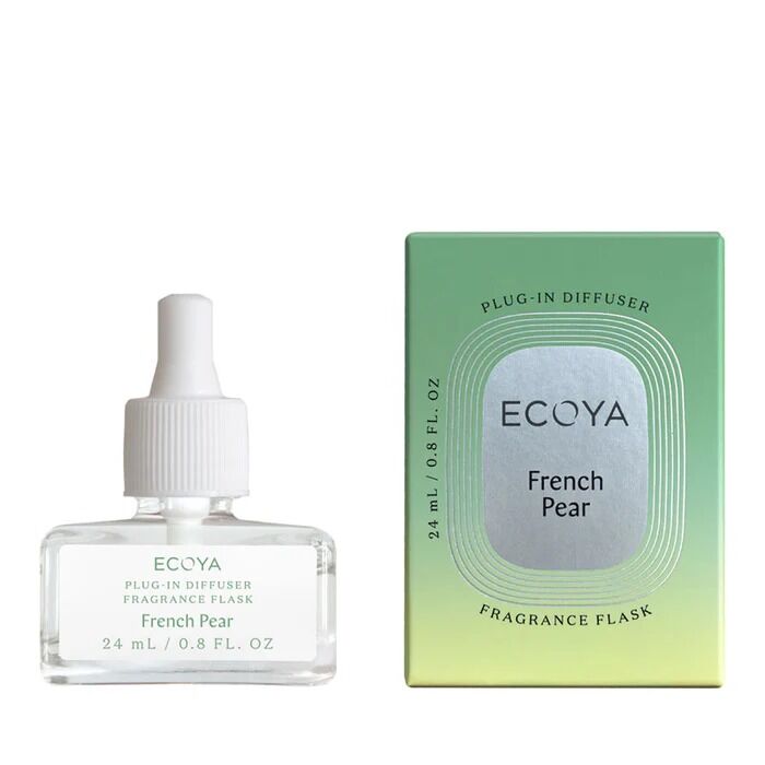 Ecoya Plug-In Diffuser Fragrance Flask - French Pear