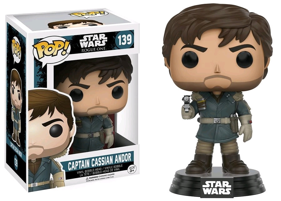 Pop! Vinyl - Star Wars: Rogue One - Captain Cassian Andor Bobble-Head