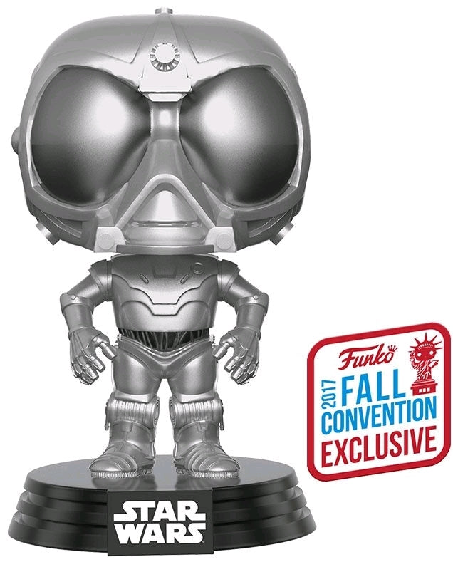 Pop! Vinyl - Star Wars: Rogue One - Death Star Droid Chrome NYCC 2017 US Exclusive