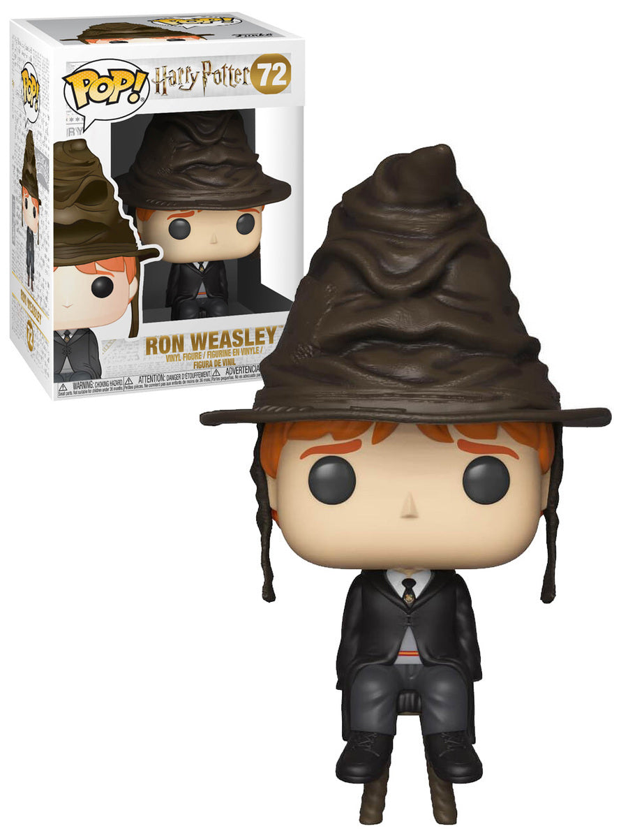 Pop! Vinyl - Harry Potter - Ron Weasley with Sorting Hat US Exclusive - Vaulted