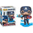 Pop! Vinyl - Marvel Avengers 4: Endgame - Marvel Captain America with Mjolnir Bobble-Head
