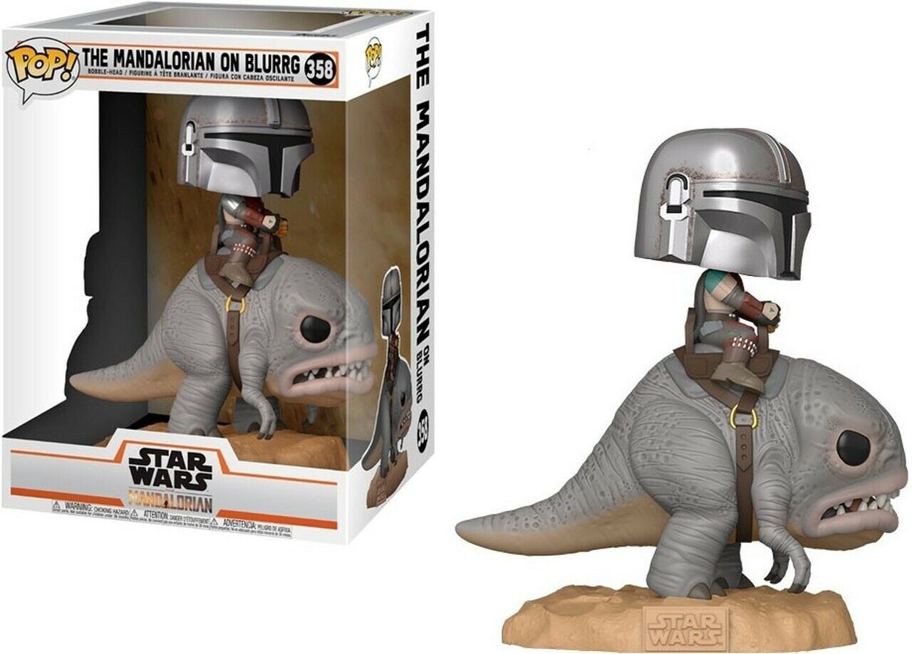 Pop! Vinyl - Star Wars: The Mandalorian - Mandalorian on Blurrg