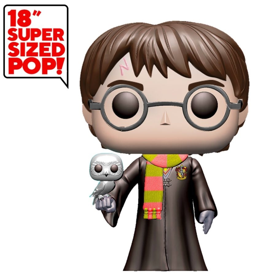 Pop! Vinyl - Harry Potter - Harry Potter With Hedwig 18"