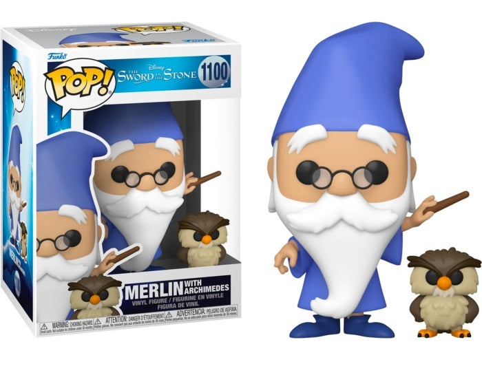 Pop! Vinyl - Disney The Sword In The Stone - Merlin With Archimedes