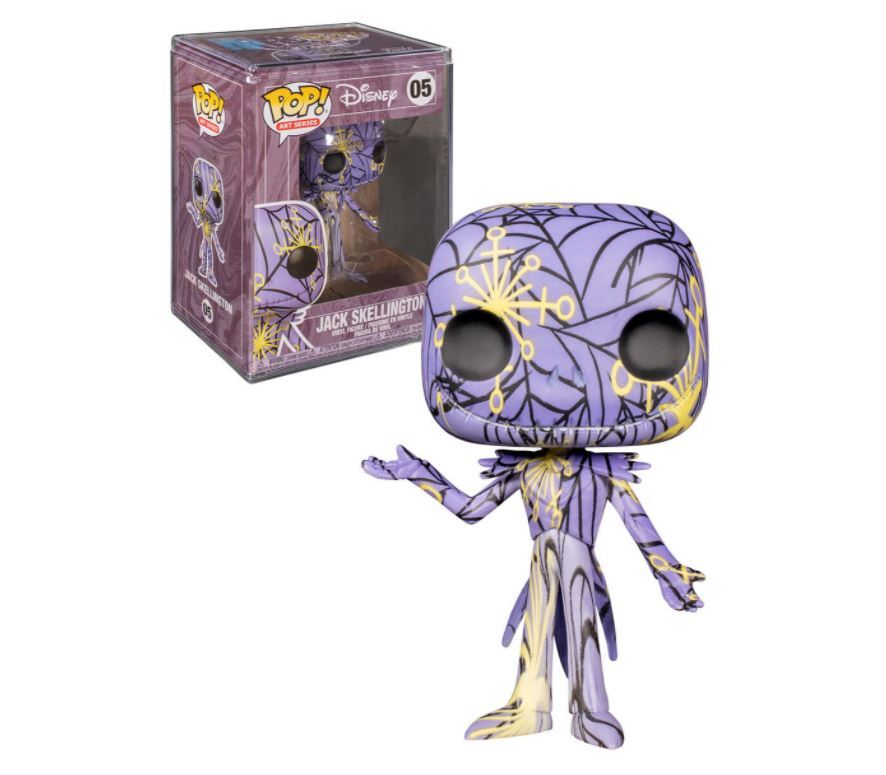 Pop! Vinyl - Disney Nightmare Before Christmas - Jack Purple & Yellow with Protector Case