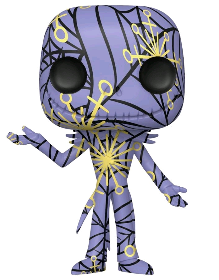 Pop! Vinyl - Disney Nightmare Before Christmas - Jack Purple & Yellow with Protector Case