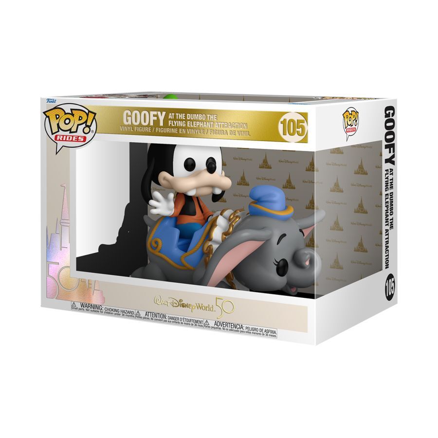 Pop! Vinyl - Disney World 50th Anniversary - Goofy At Dumbo Ride
