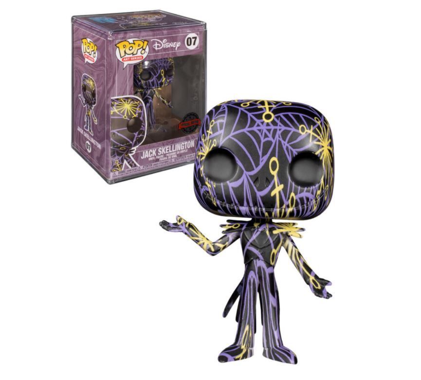 Pop! Vinyl - Disney Nightmare Before Christmas - Jack Black & Yellow US Exclusive with Protector Case