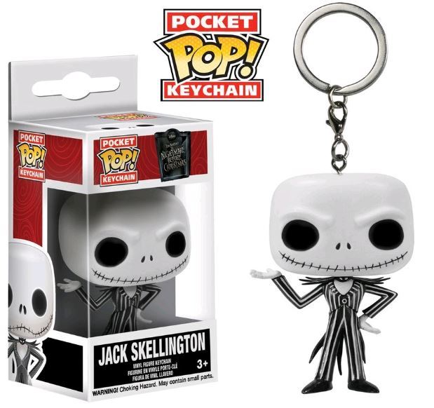 Pop! Vinyl Keychain - Disney Nightmare Before Christmas - Jack Skellington
