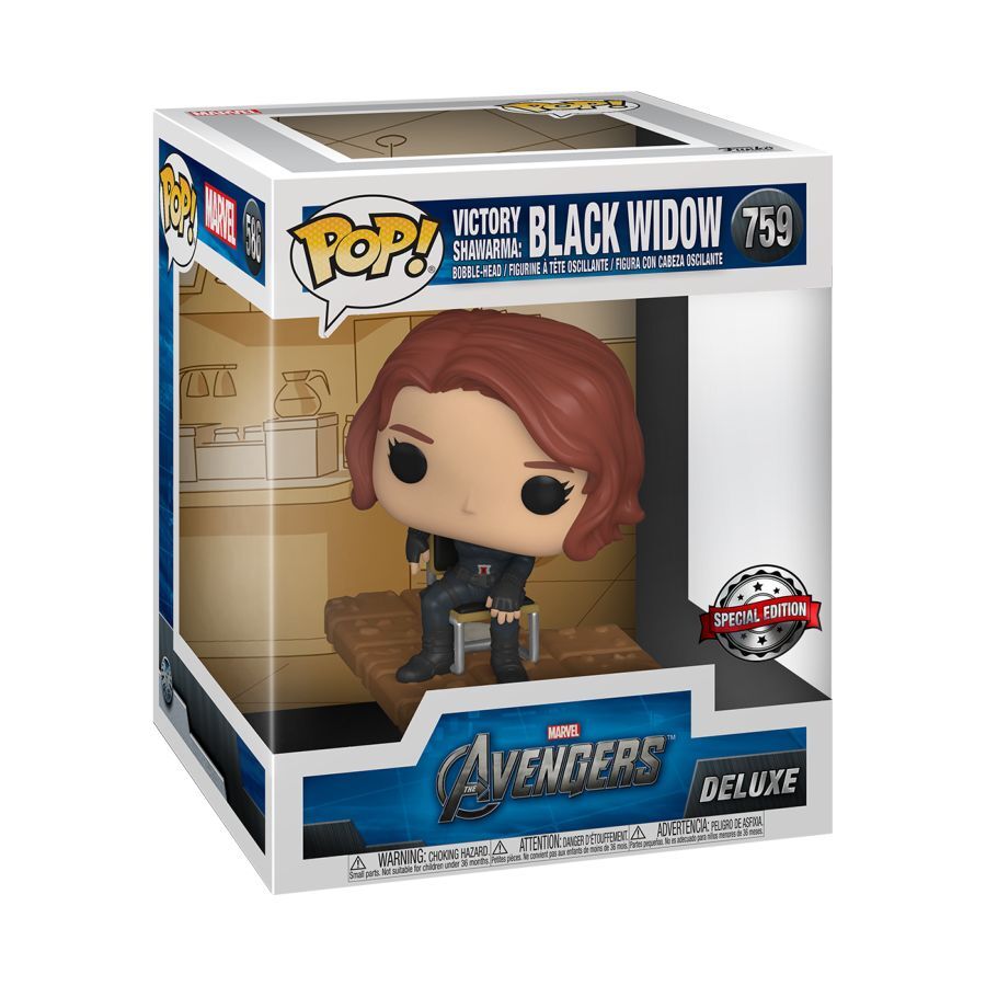Pop! Vinyl - Marvel Avengers - Black Widow Victory Shawarma US Exclusive Deluxe