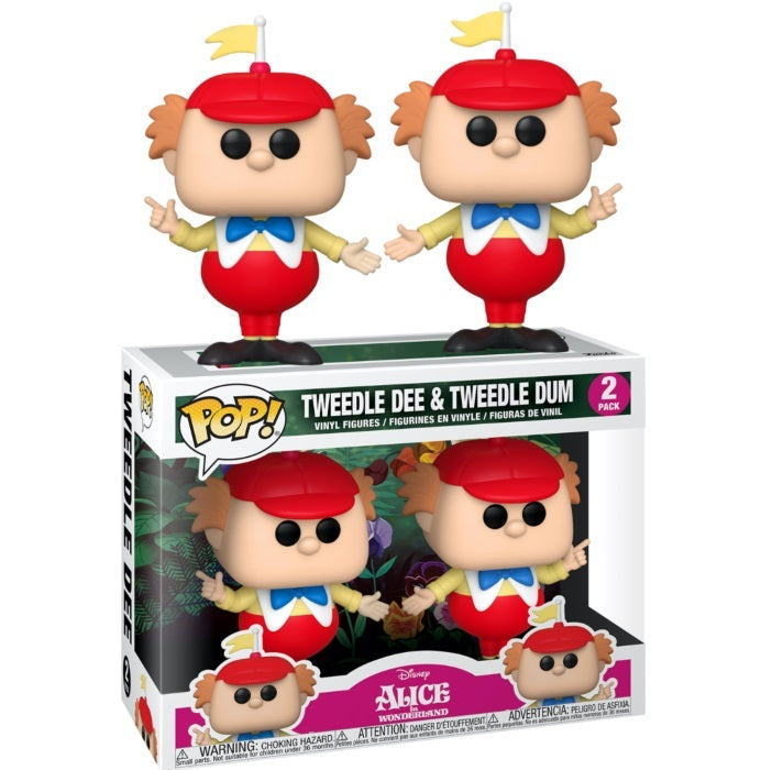 Pop! Vinyl - Disney Alice in Wonderland - Tweedle Dee & Tweedle Dum 70th Anniversary 2 pack