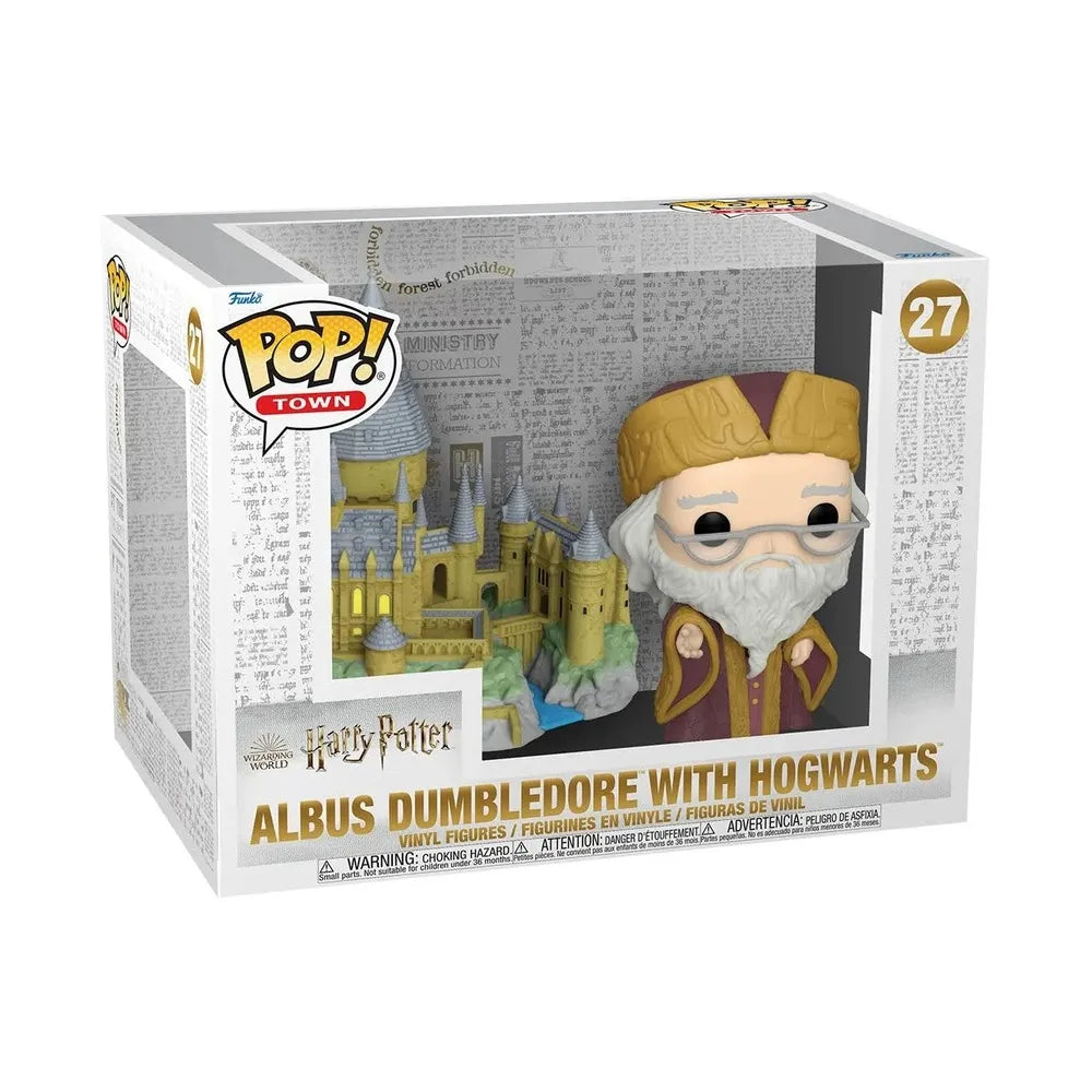 Pop! Vinyl Town - Harry Potter - 20th Anniversary Hogwarts With Albus Dumbledore