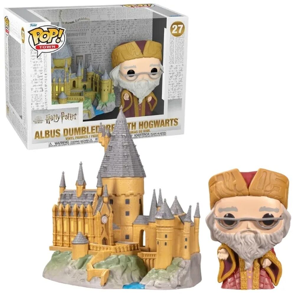 Pop! Vinyl Town - Harry Potter - 20th Anniversary Hogwarts With Albus Dumbledore