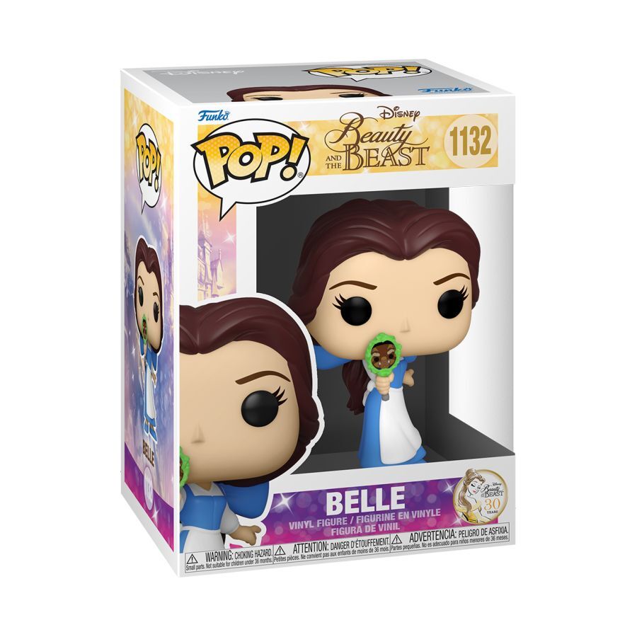 Pop! Vinyl - Disney Beauty and the Beast (1991) - 30th Anniversary Belle with Enchanted Mirror
