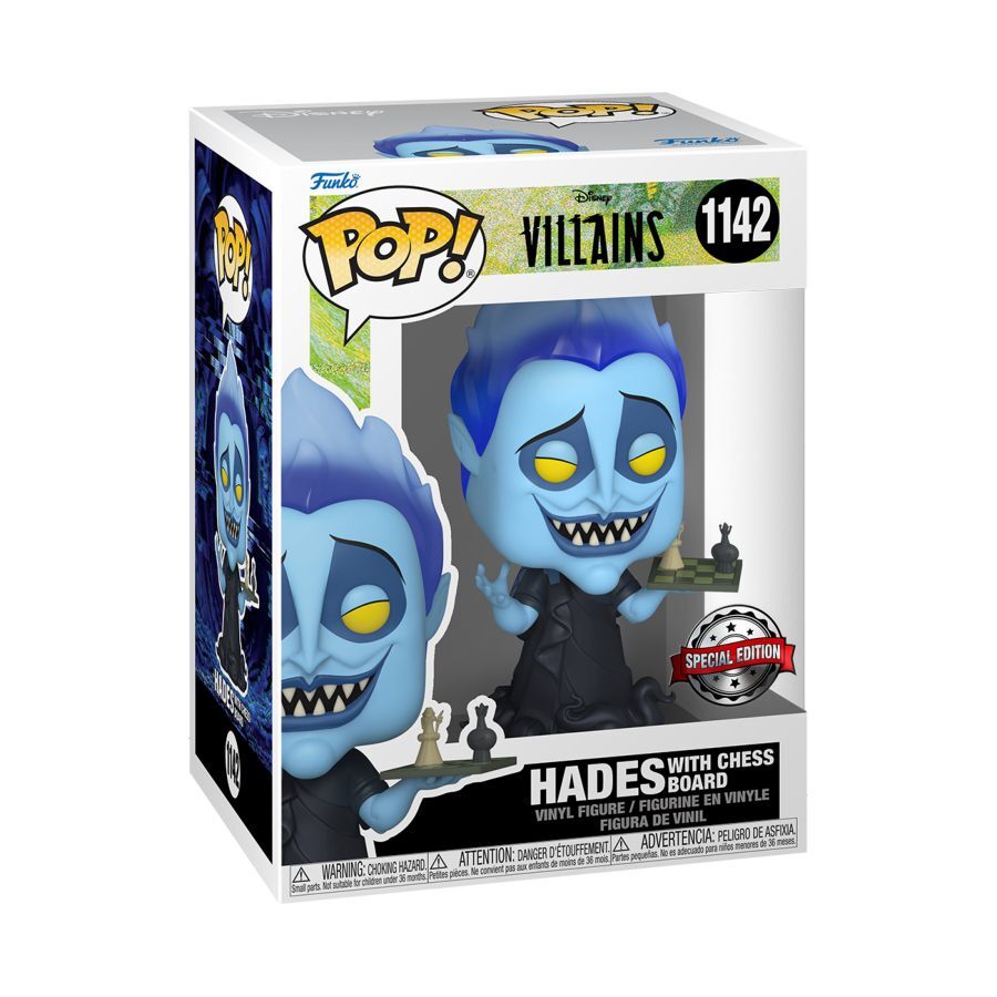 Pop! Vinyl - Disney Villains - Hades with Chess Board US Exclusive