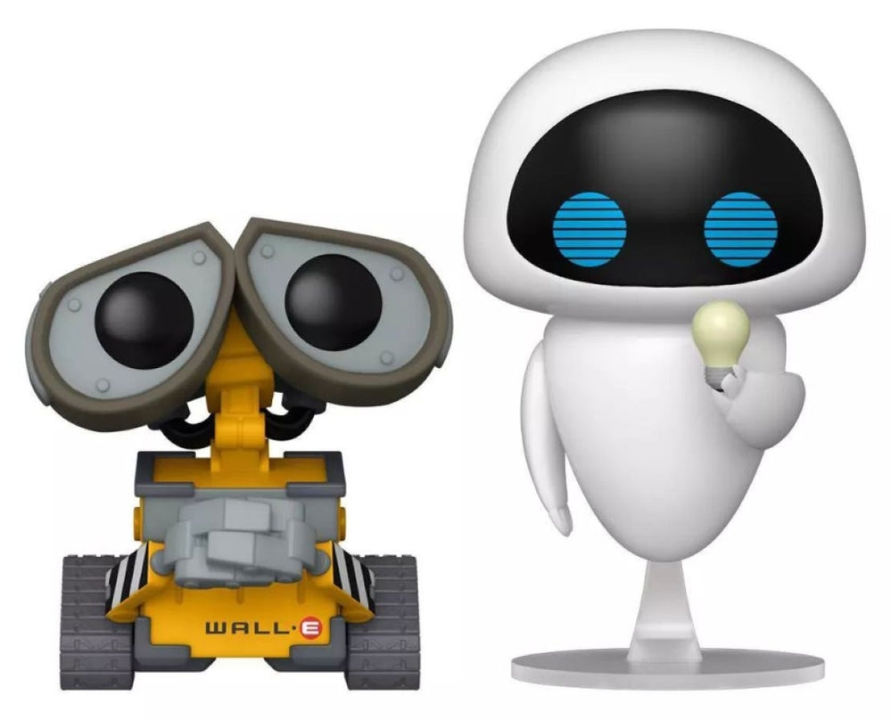 Pop! Vinyl - Disney Wall-E - Cooler Wall-E & Eve With Bulb 2 Pack US Exclusive