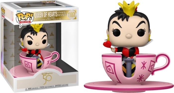 Pop! Vinyl - Walt Disney World 50th Anniversary - Queen of Hearts at the Mad Tea Party Attraction US Exclusive