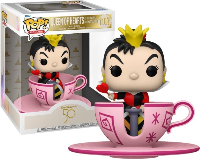 Pop! Vinyl - Walt Disney World 50th Anniversary - Queen of Hearts at the Mad Tea Party Attraction US Exclusive