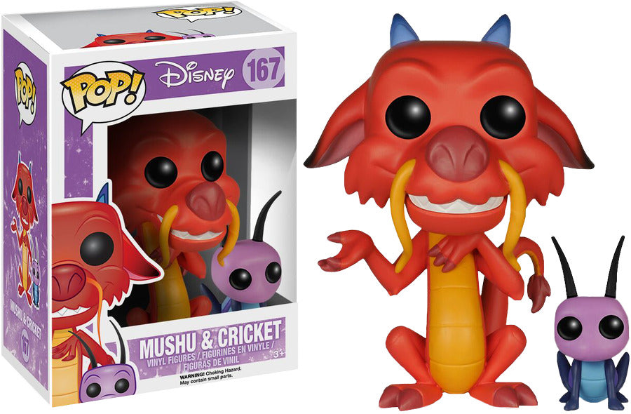 Pop! Vinyl - Mulan - Mushu & Cricket