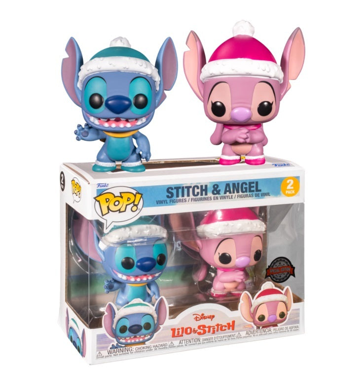 Pop! Vinyl - Lilo & Stitch - Winter Stitch & Angel 2 Pack US Exclusive