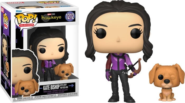 Pop! Vinyl - Marvel Hawkeye - Kate Bishop with Lucky the Pizza Dog