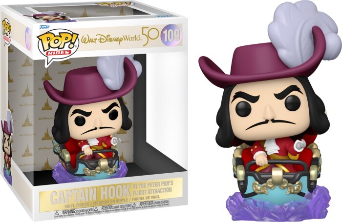 Pop! Vinyl - Walt Disney World 50th Anniversary - Captain Hook at the Peter Pan's Flight Attraction