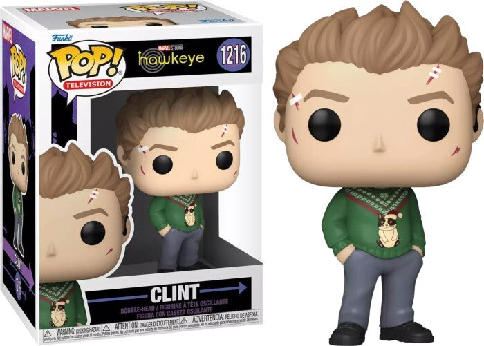 Pop! Vinyl - Marvel Hawkeye - Clint Barton in Christmas Sweater US Exclusive