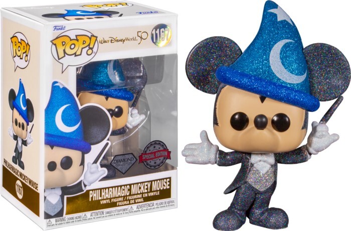 Pop! Vinyl - Walt Disney World 50th Anniversary - Philharmagic Mickey Mouse Diamond Glitter US Exclusive