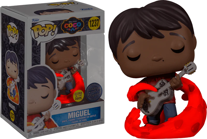 Pop! Vinyl - Disney Pixar Coco - Miguel with Guitar Glow in the Dark US Exclusive