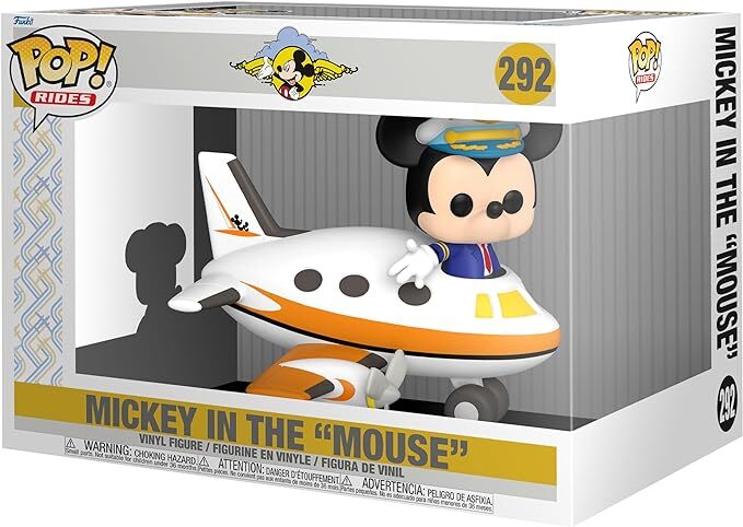 Pop! Rides - Disney - Mickey With Plane D23 US Exclusive