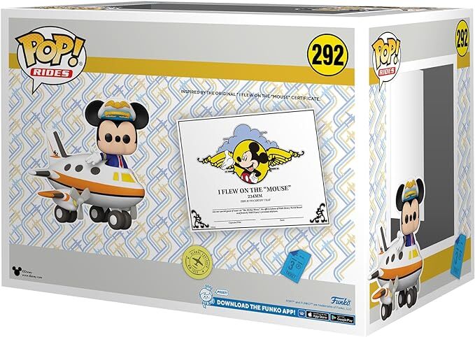 Pop! Rides - Disney - Mickey With Plane D23 US Exclusive