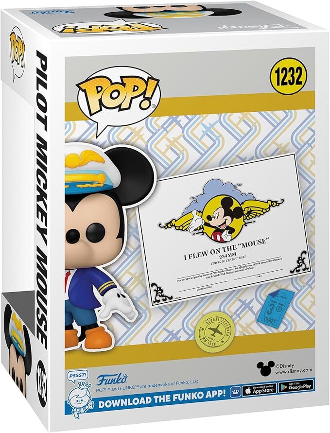 Pop! Vinyl - Disney - Pilot Mickey Mouse in Blue Suit D23 US Exclusive