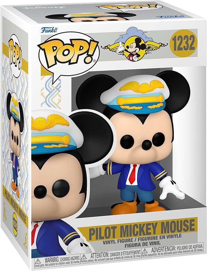 Pop! Vinyl - Disney - Pilot Mickey Mouse in Blue Suit D23 US Exclusive