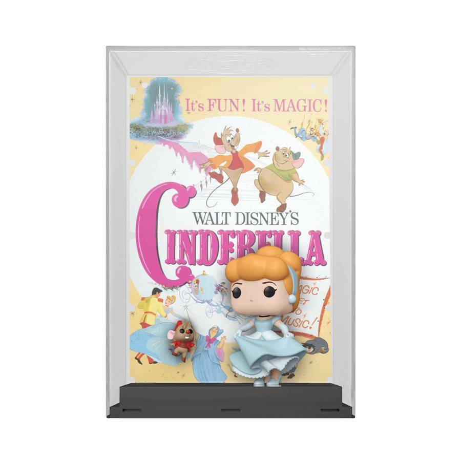 Pop! Poster D100 Disney Special Edition - Cinderella with Jaq
