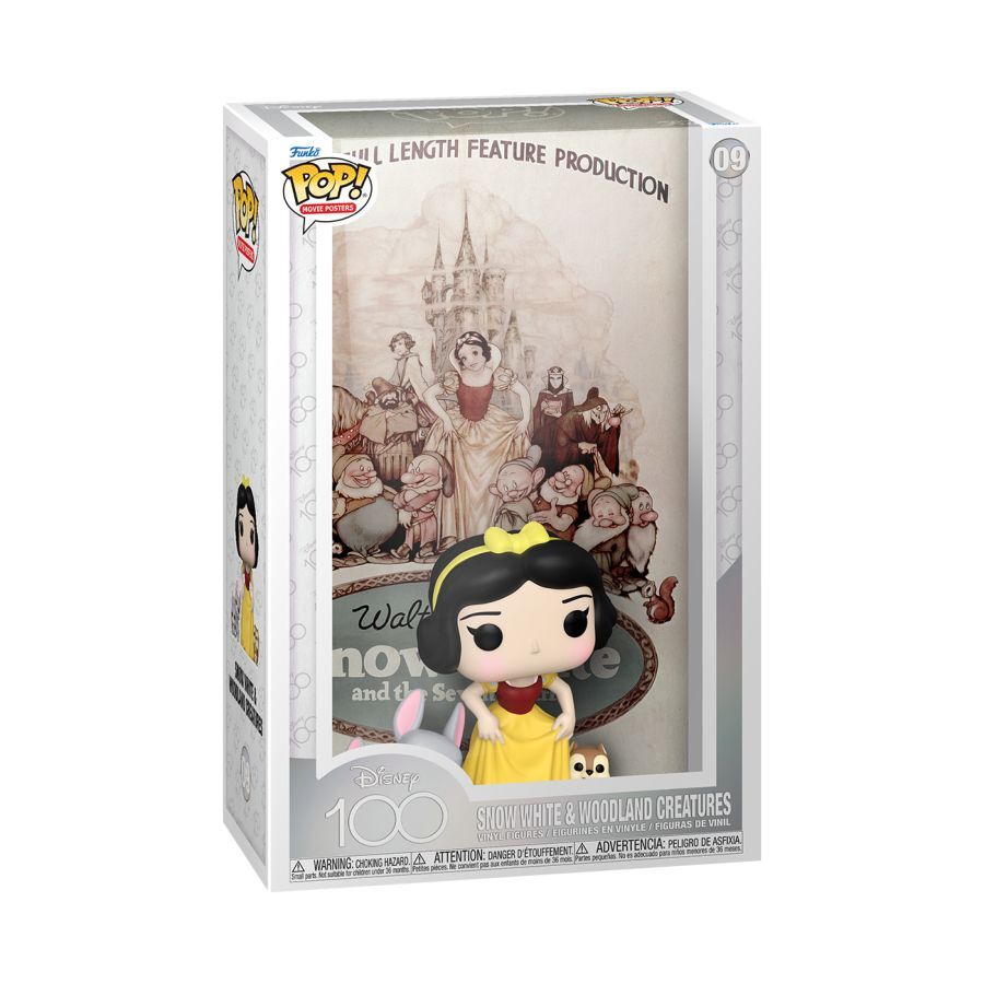 Pop! Vinyl D100 Special Edition - Disney 1937 Snow White with Woodland Creatures Pop Poster