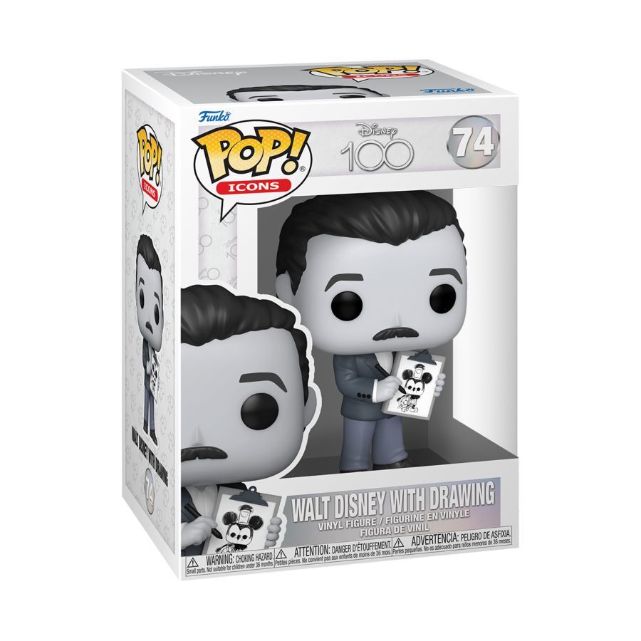 Pop! Vinyl D100 Special Edition - Walt with Drawing