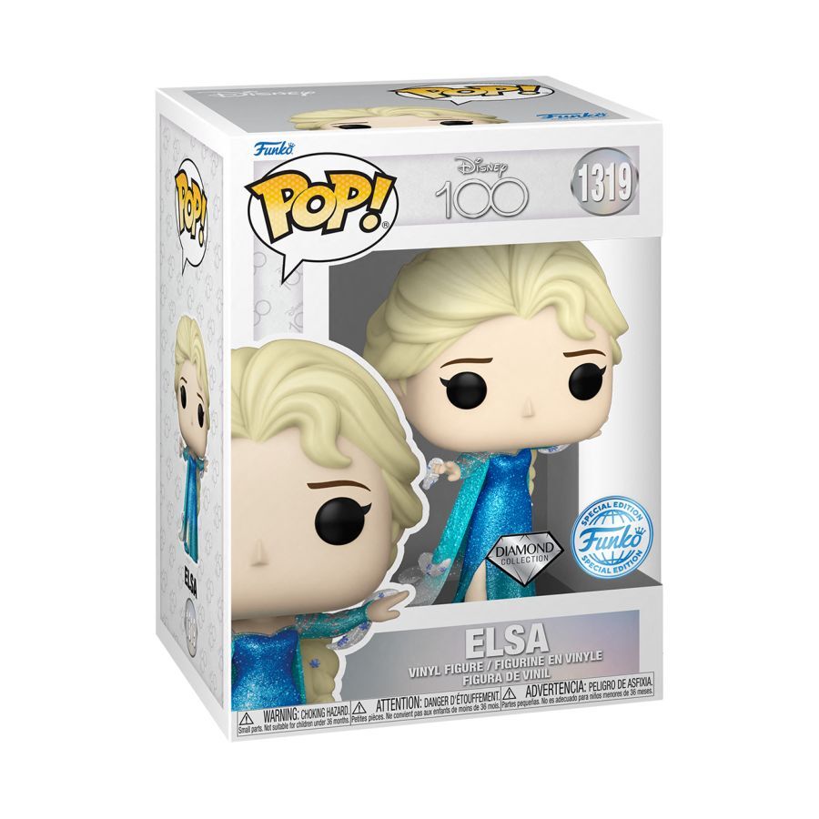 Pop! Vinyl D100 Special Edition - Frozen - Elsa Diamond Glitter