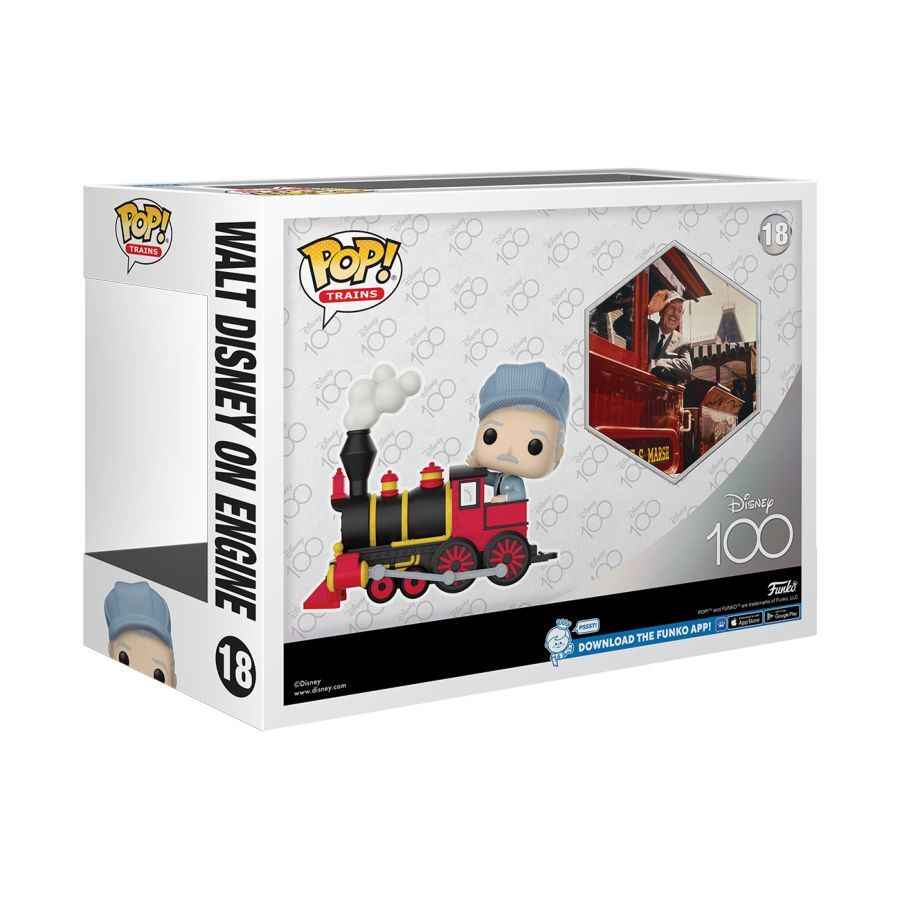 Pop! Vinyl D100 Disney Special Edition Rides - Walt Disney on Train