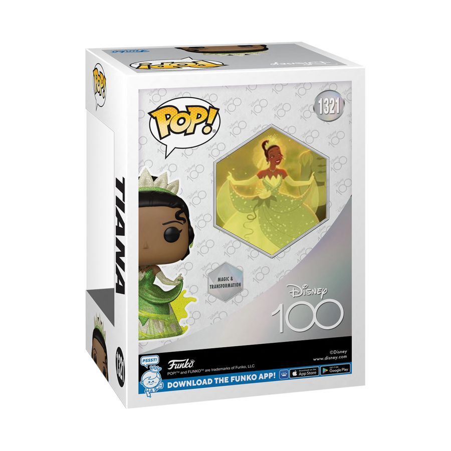 Pop! Vinyl D100 Disney Special Edition - Princess & The Frog - Tiana Diamond Glitter