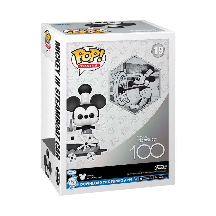 Pop! Vinyl D100 Special Edition - Mickey in Steamboat Car