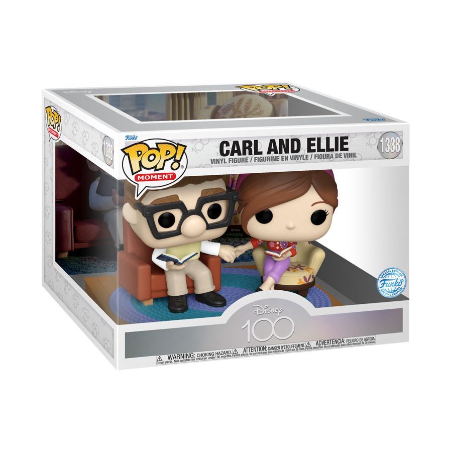 Pop! Vinyl D100 Special Edition - Up - Carl and Ellie Movie Moments