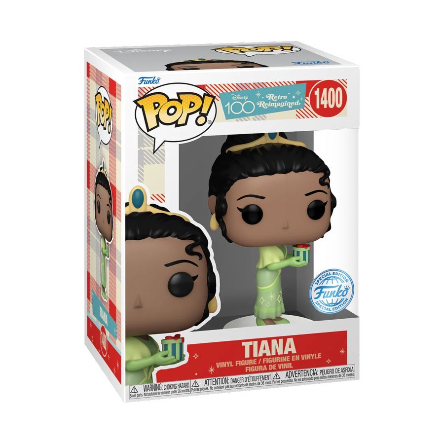Pop! Vinyl D100 Disney Special Edition - Tiana Retro Reimagined US Exclusive