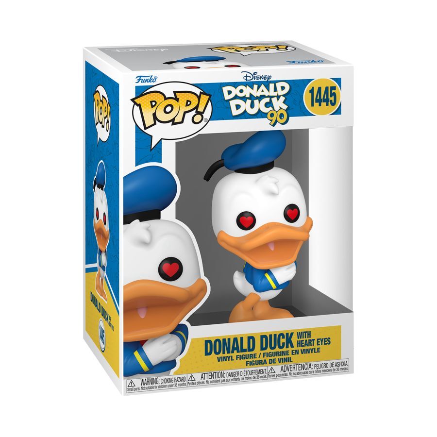 Pop! Vinyl - Disney Donald Duck: 90th Anniversary - Donald Duck Heart Eyes