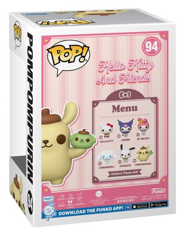 Pop! Vinyl - Hello Kitty & Friends - Pompompurin with Dessert