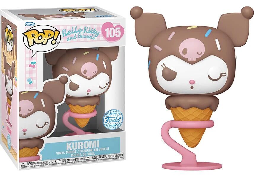 Pop! Vinyl - Hello Kitty & Friends - Kuromi Ice Cream Cone US Exclusive