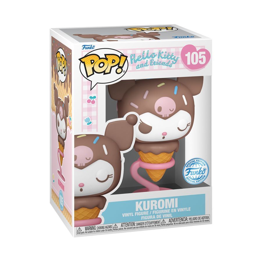 Pop! Vinyl - Hello Kitty & Friends - Kuromi Ice Cream Cone US Exclusive