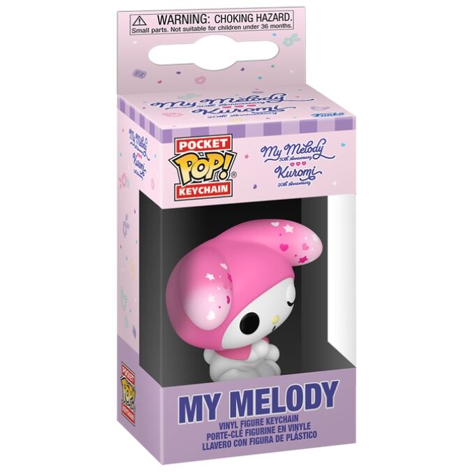 Pop! Vinyl Keychain - Hello Kitty & Friends - 50th Anniversary My Melody