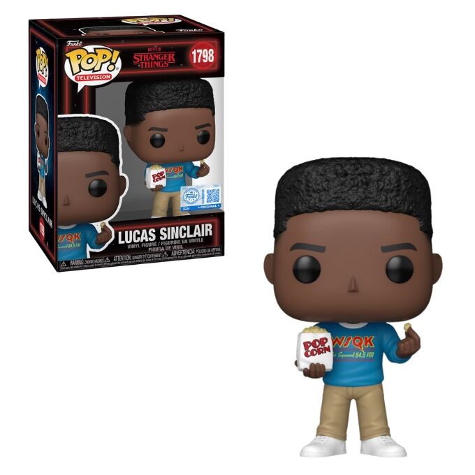 Pop! Vinyl - Stranger Things - Lucas Sinclair with Popcorn US Exclusive