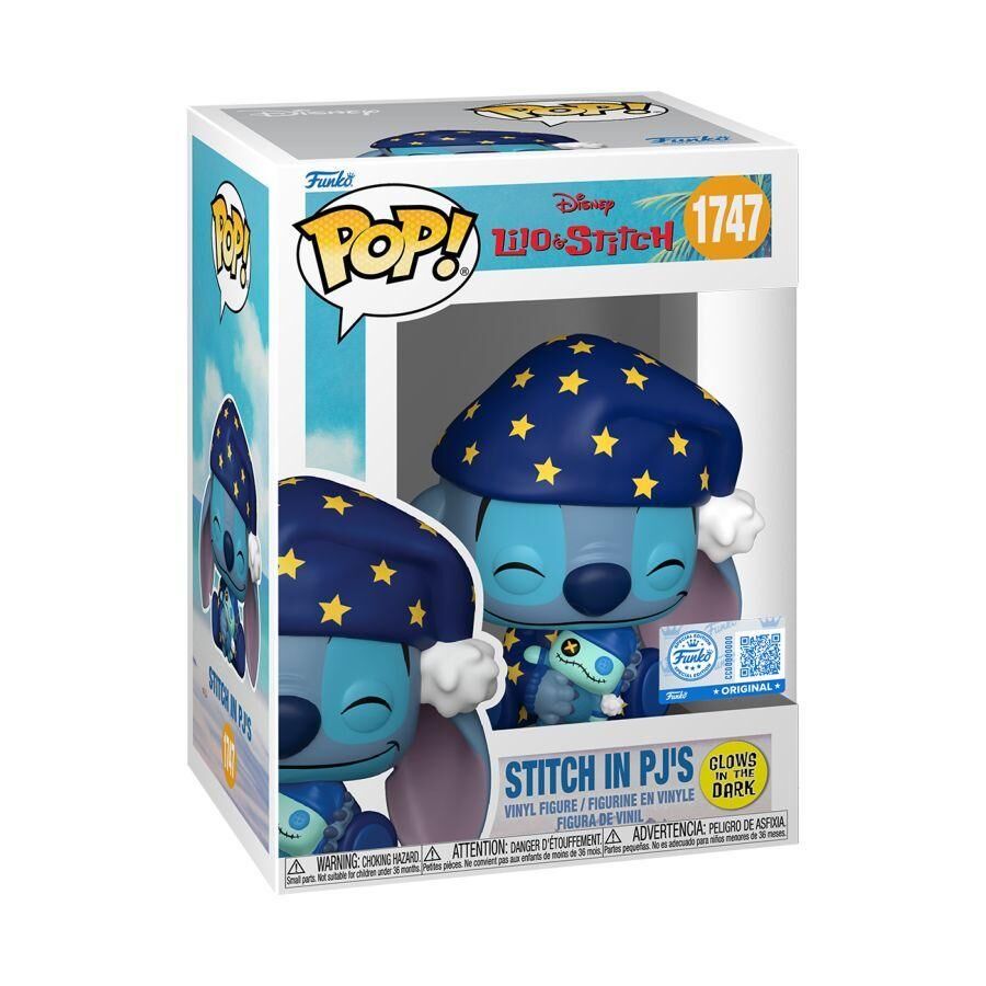 Pop! Vinyl - Disney Lilo & Stitch - Stitch in PJ's Glow in the Dark US Exclusive