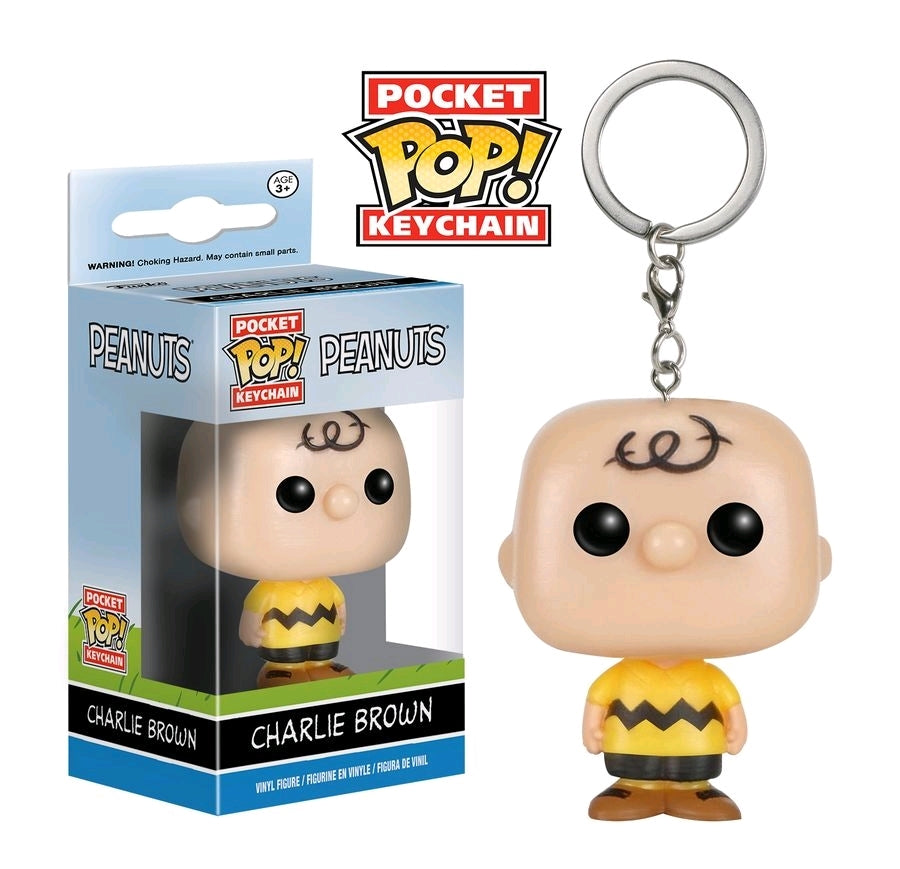 Pop! Vinyl Keychain - Peanuts - Charlie Brown